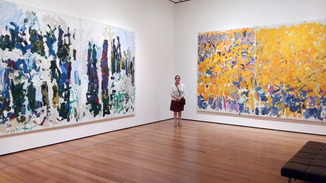 With Joan Mitchell